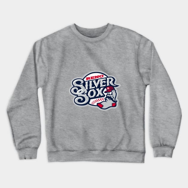 Defunct Reno Silver Sox Golden League Baseball Crewneck Sweatshirt by LocalZonly